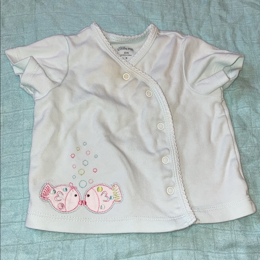 Little Me side snap baby shirt